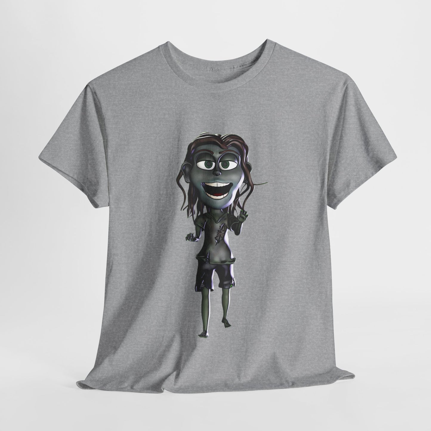 Zoe the Zombie Unisex Heavy Cotton Tee