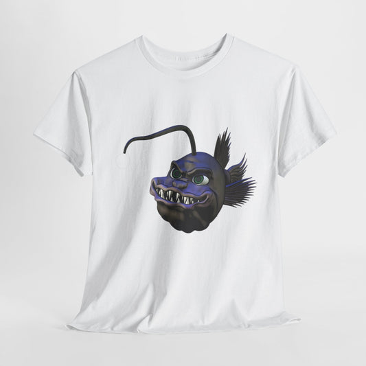 Arnie the Angler Unisex Heavy Cotton Tee - White / S - T-Shirt