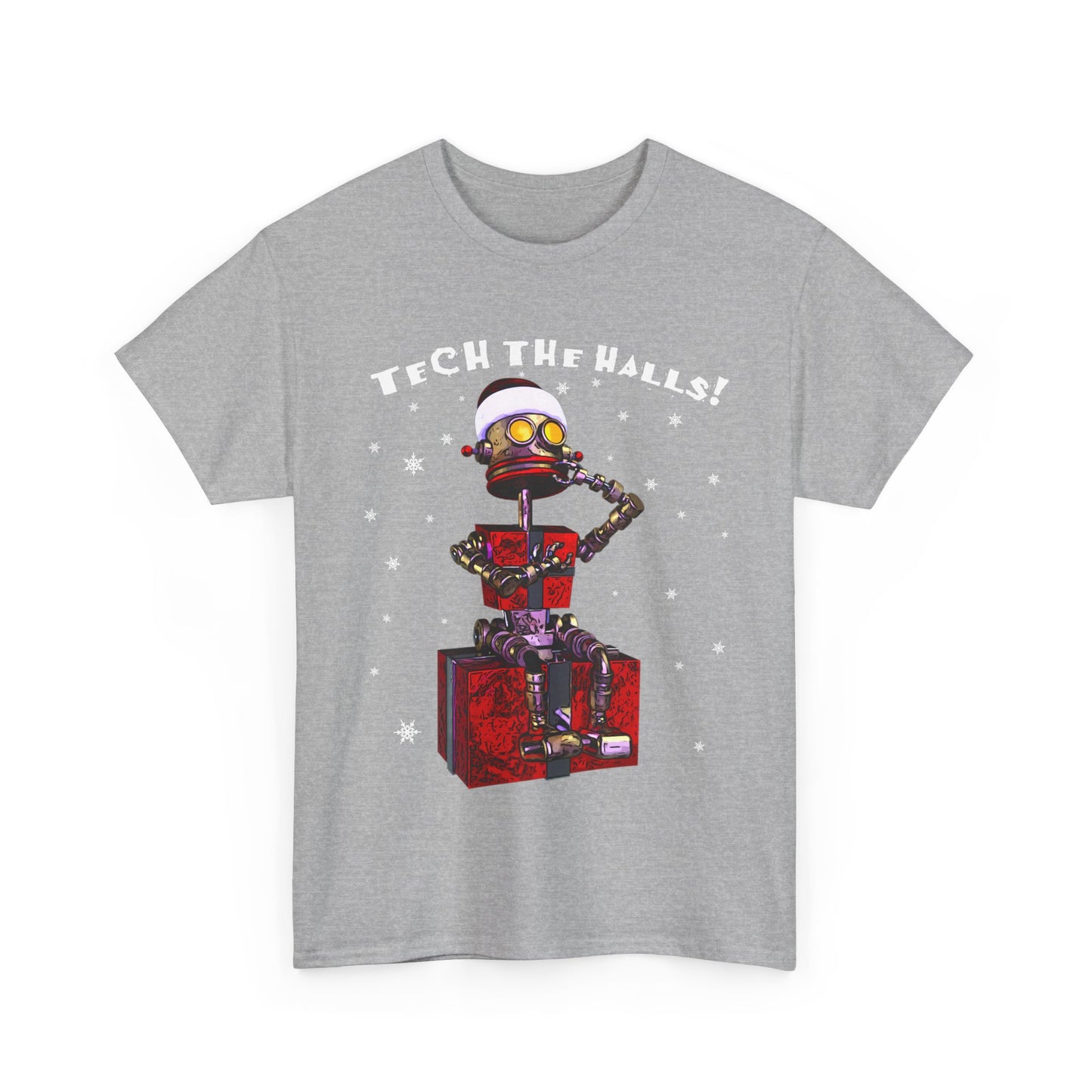 Tech the Halls!  Unisex Heavy Cotton Tee