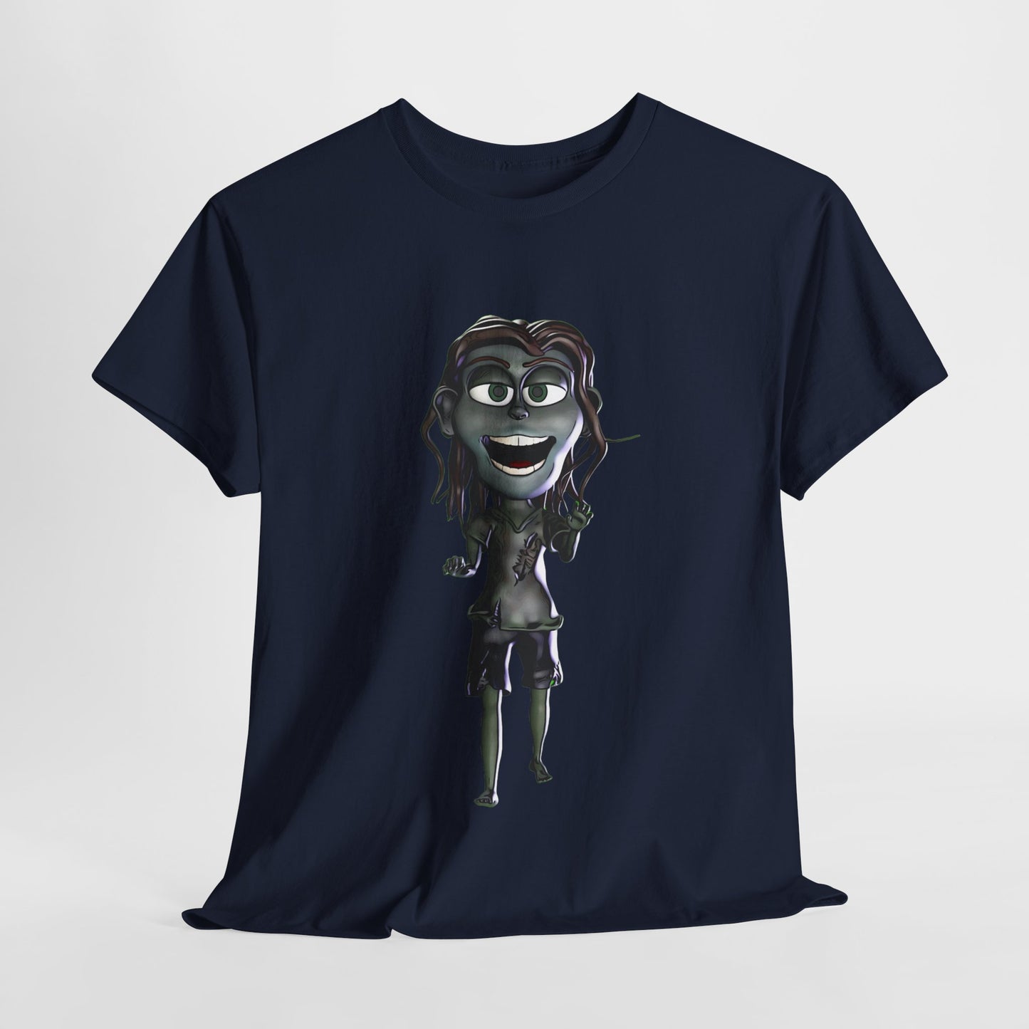 Zoe the Zombie Unisex Heavy Cotton Tee