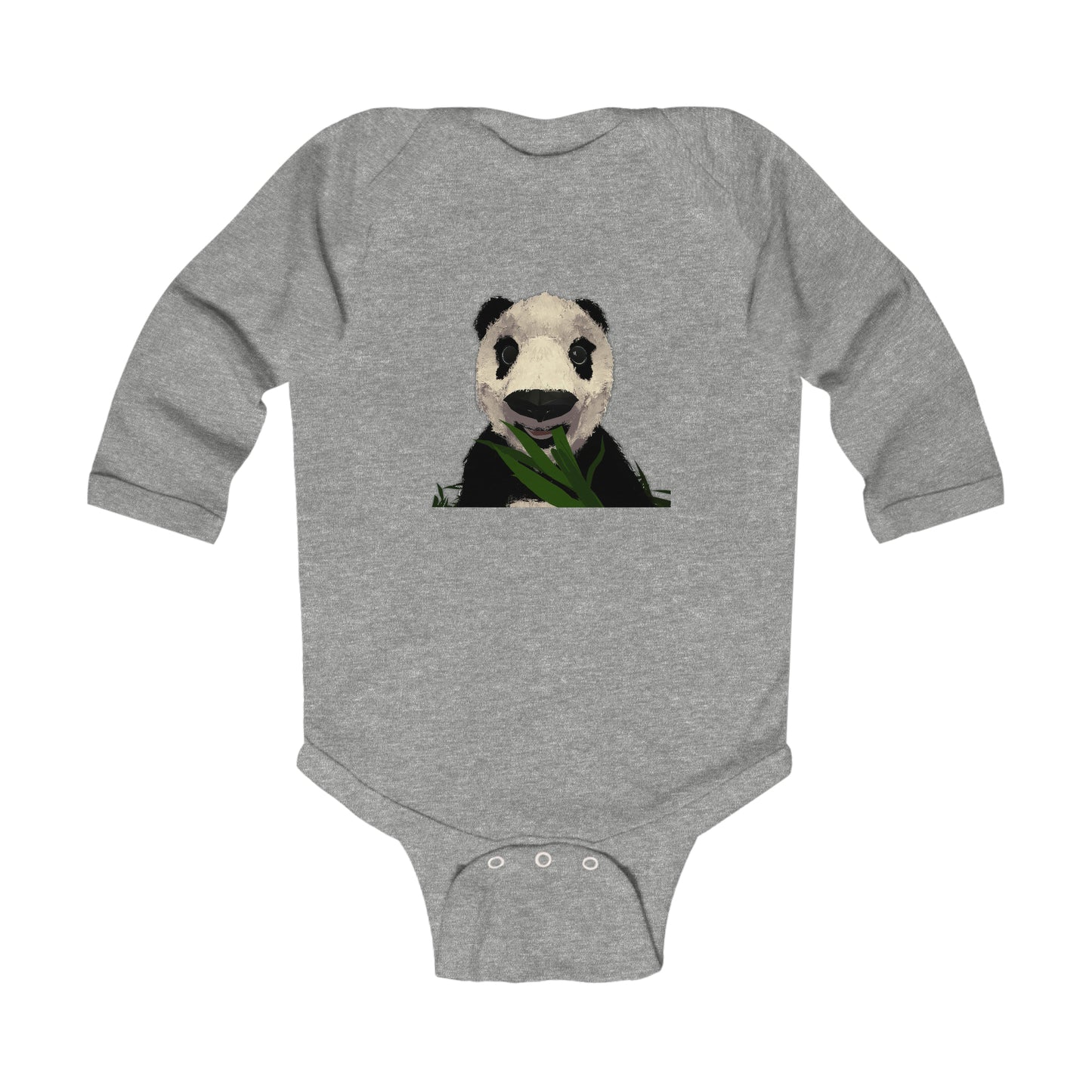 Panda Infant Long Sleeve Bodysuit