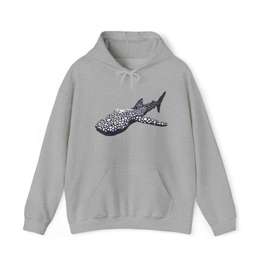 Whale Shark Unisex Heavy Blend™ Hooded Sweatshirt - Sport Grey / S - Hoodie