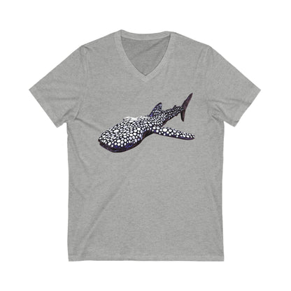 Whale Shark Short Sleeve V-Neck Tee