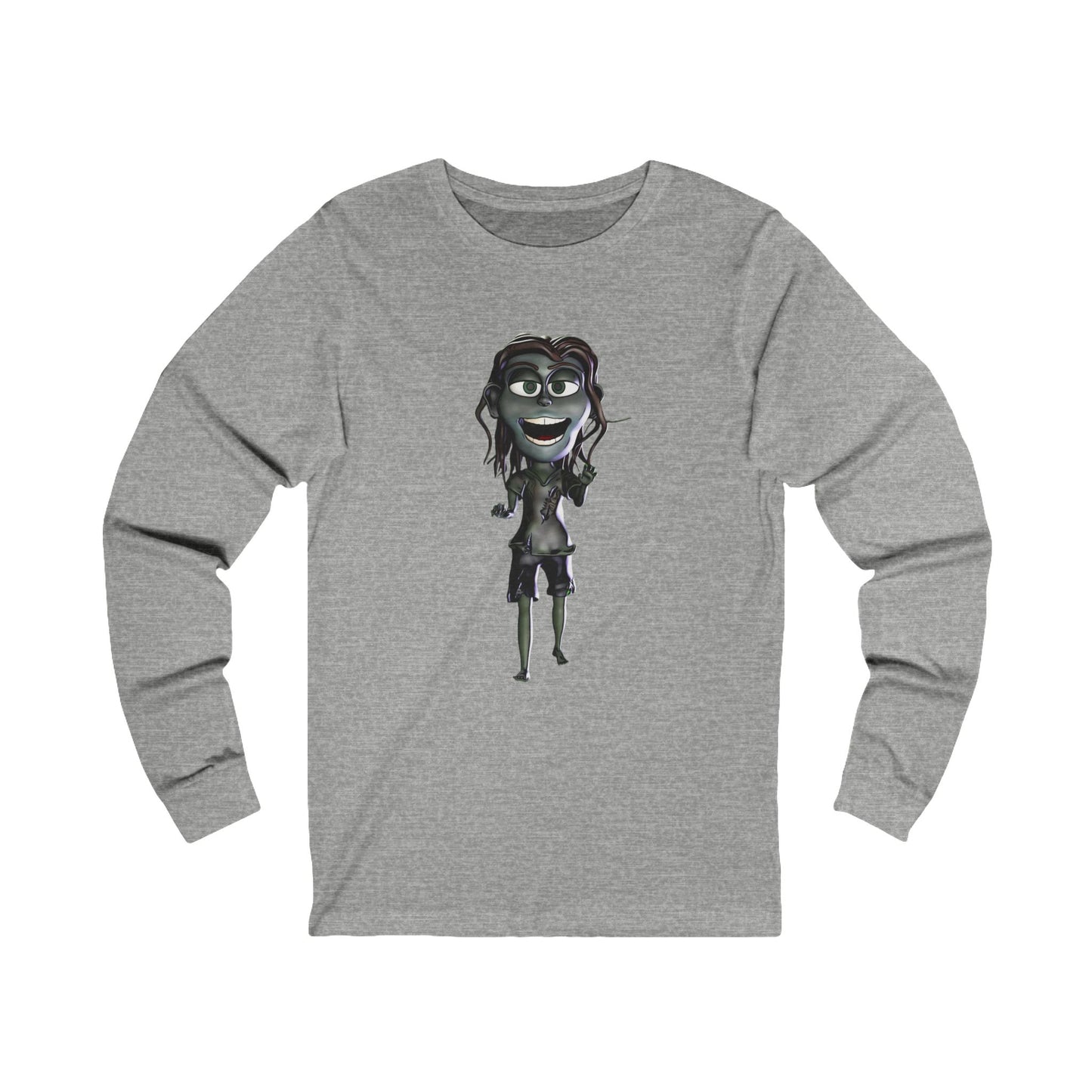 Zoe the Zombie Unisex Jersey Long Sleeve Tee