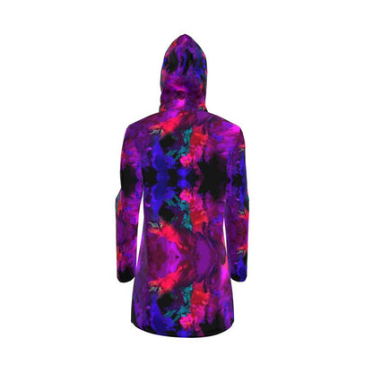 "Chromatic Release" Women's Hooded Breathable Rain Jacket