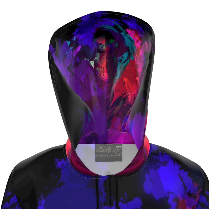 "Chromatic Release" Women's Hooded Breathable Rain Jacket