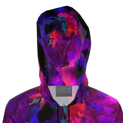 "Chromatic Release" Women's Hooded Breathable Rain Jacket