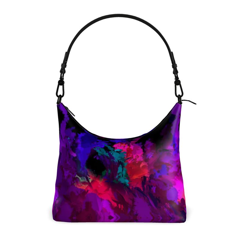 "Chromatic Release" Square Hobo Bag