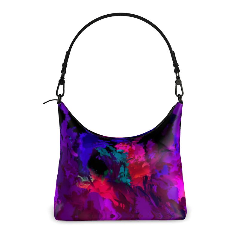 "Chromatic Release" Square Hobo Bag