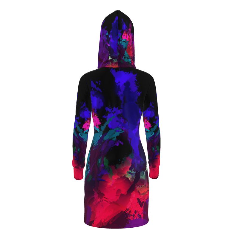 "Chromatic Release" Hoody Dress