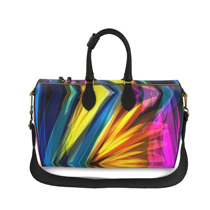 "Glass Butterfly" Bubble Nappa Leather Duffle Bag (Large)