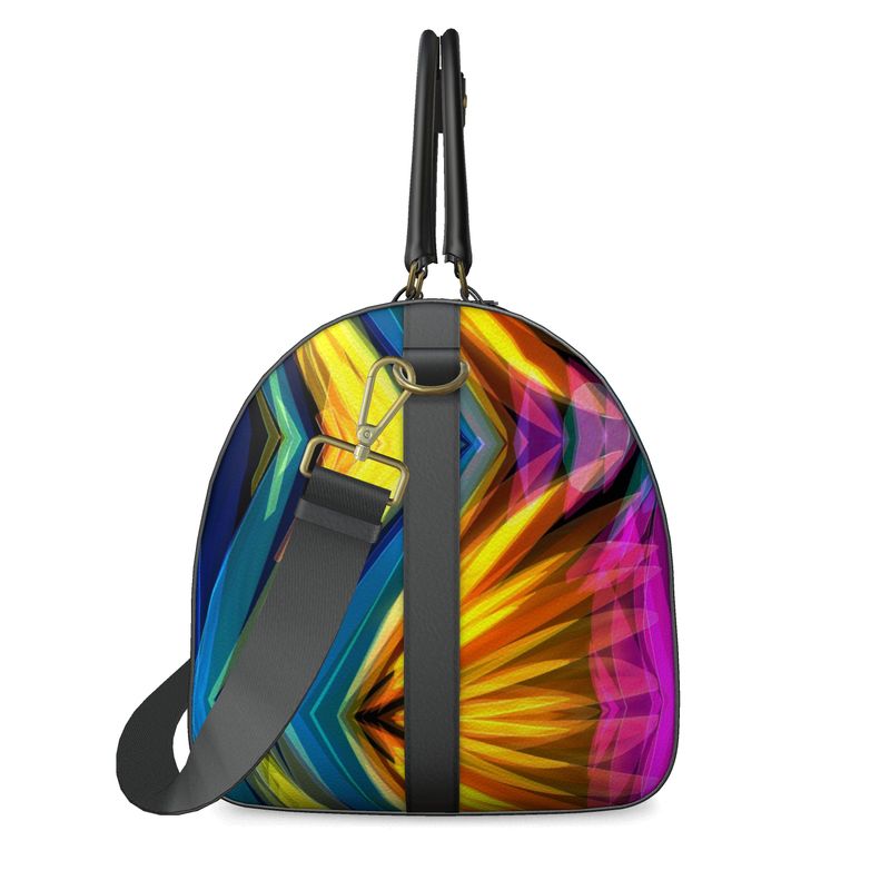 "Glass Butterfly" Bubble Nappa Leather Duffle Bag (Large)