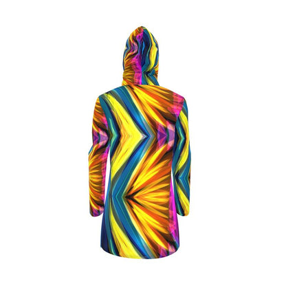 "Glass Butterfly" Women's Breathable Hooded Rain Jacket