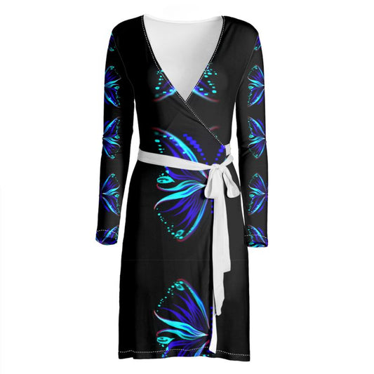 "Flutter" Wrap Dress