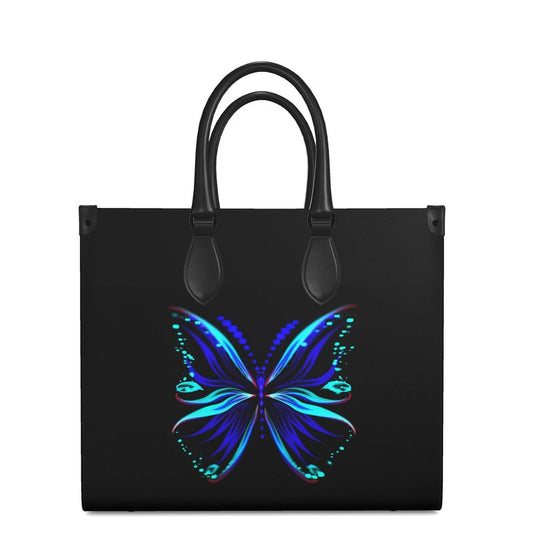 Large "Flutter" Smooth Nappa Leather Shopper Bag