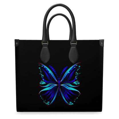 Large "Flutter" Smooth Nappa Leather Shopper Bag