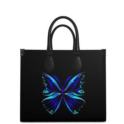 Large "Flutter" Smooth Nappa Leather Shopper Bag