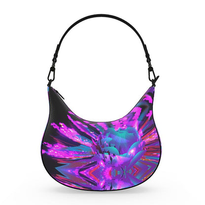 "Dazzling Dahlias" Custom Curve Hobo Bag