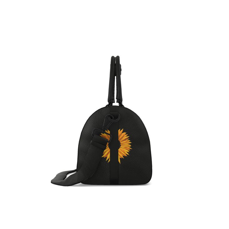 Small "Sunflower Dreams" Nappa Leather Duffle Bag