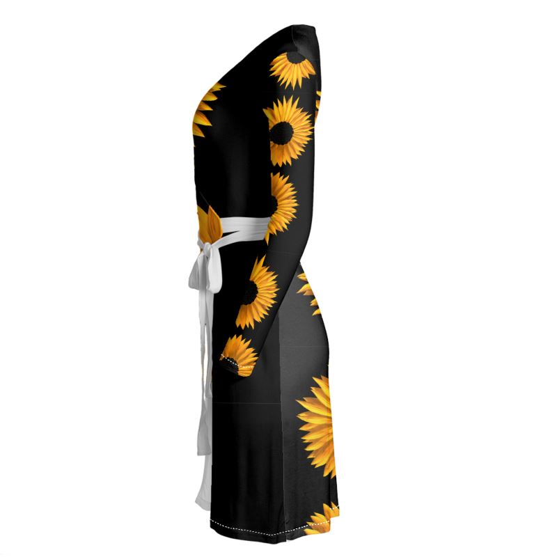 "Sunflower Dreams" Wrap Dress