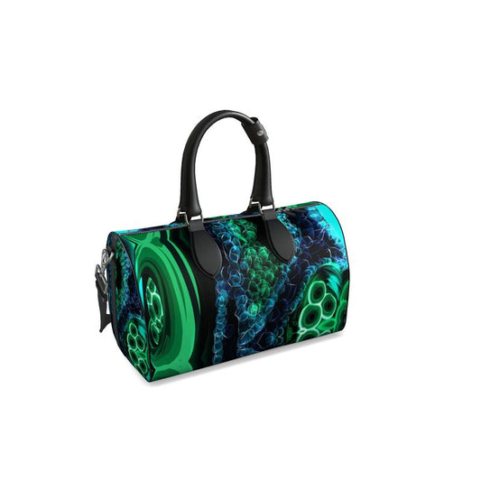 Small "Malachite" Nappa Leather Duffle Bag