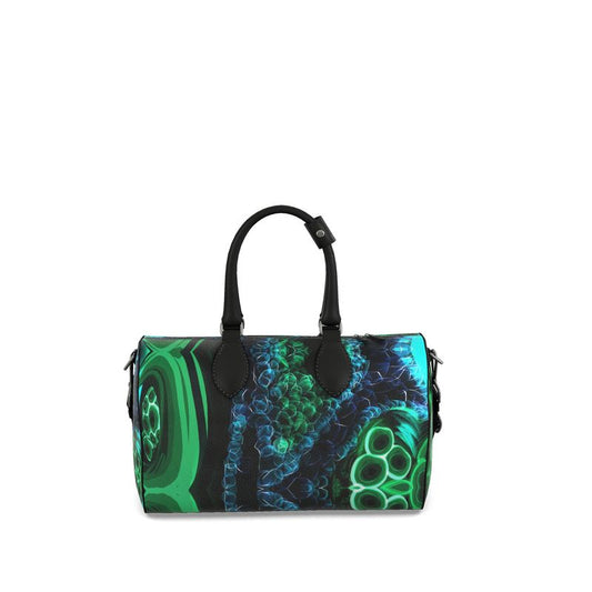 Small "Malachite" Nappa Leather Duffle Bag