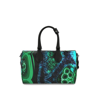 Small "Malachite" Nappa Leather Duffle Bag