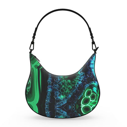 "Malachite" Custom Curve Hobo Bag