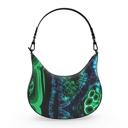 "Malachite" Custom Curve Hobo Bag