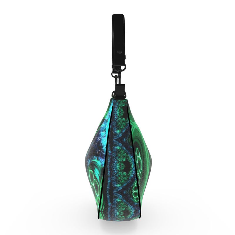 "Malachite" Custom Curve Hobo Bag