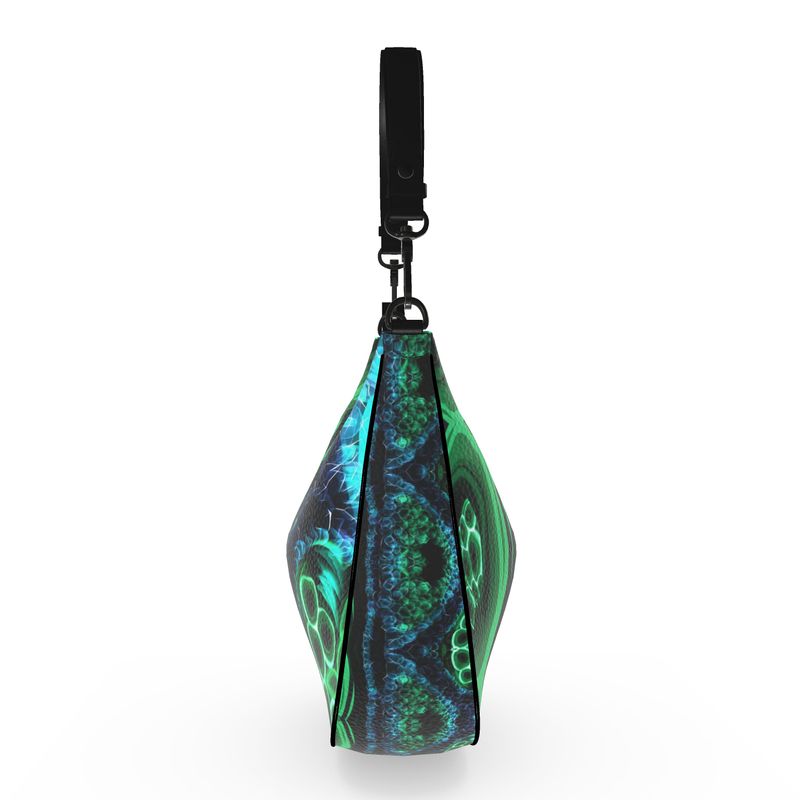 "Malachite" Custom Curve Hobo Bag