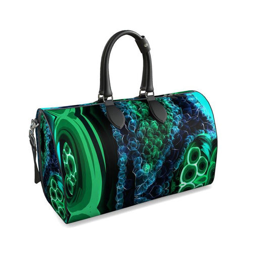 "Malachite" Nappa Leather Duffle Bag (Large)