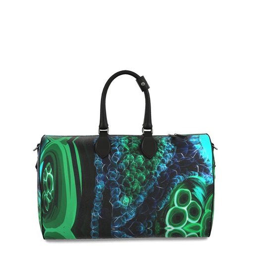 "Malachite" Nappa Leather Duffle Bag (Large)