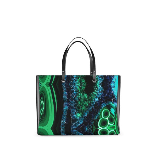 Large "Malachite" Custom Handbag (Vinyl Shown)