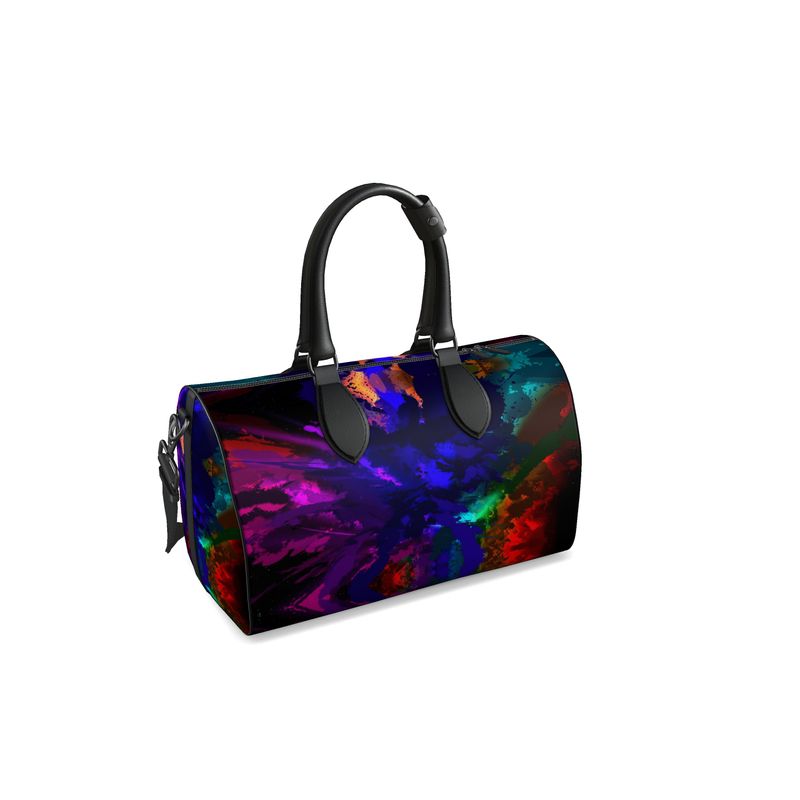 Small "Rainbow Color Explosion" Nappa Leather Duffle Bag