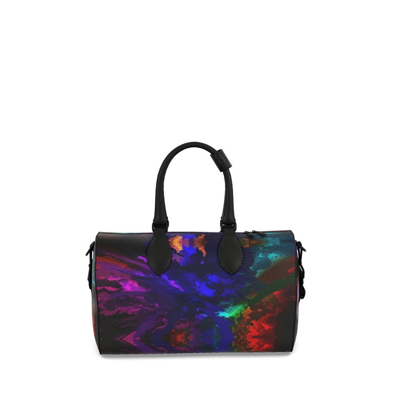 Small "Rainbow Color Explosion" Nappa Leather Duffle Bag