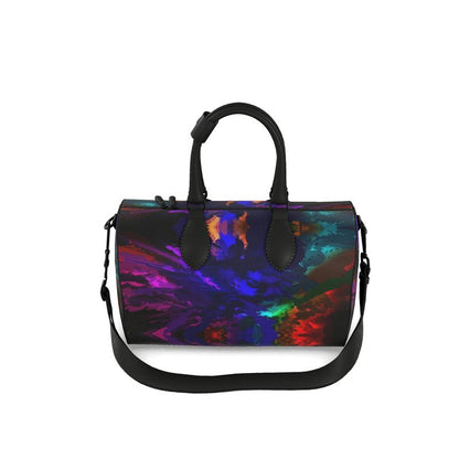 Small "Rainbow Color Explosion" Nappa Leather Duffle Bag