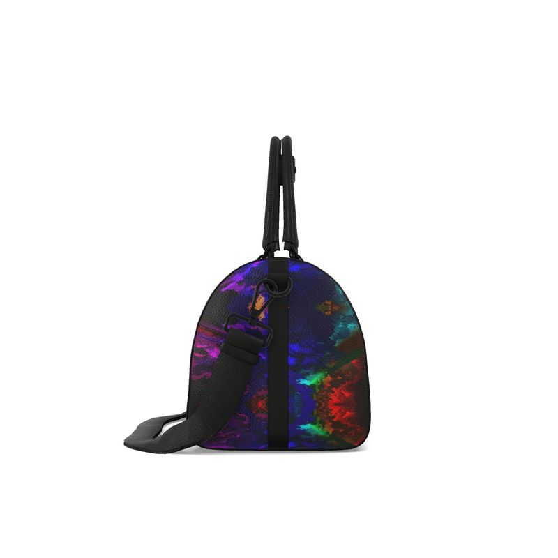 Small "Rainbow Color Explosion" Nappa Leather Duffle Bag