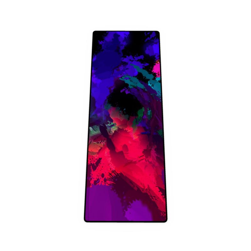 "Rainbow Color Explosion" Yoga Mat