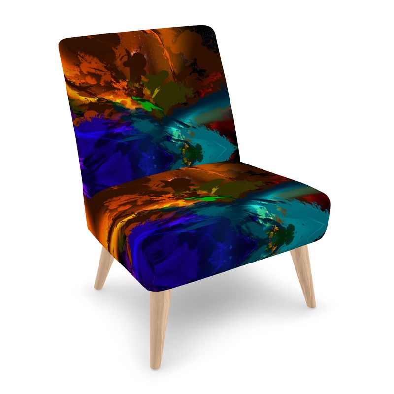 "Subtle Rainbow Color Explosion: Subtle Tones" Occasional Chair