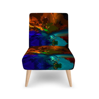 "Subtle Rainbow Color Explosion: Subtle Tones" Occasional Chair