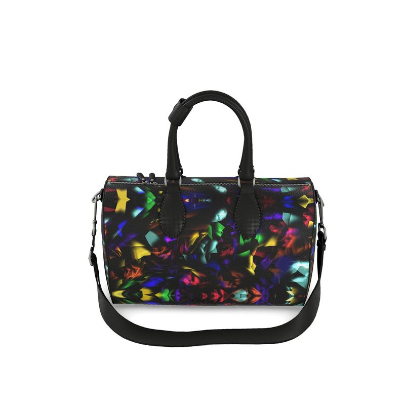 Small "Virgin Rainbow Opal" Nappa Leather Duffle Bag