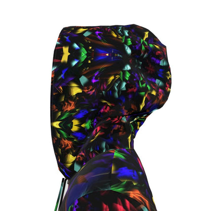 "Virgin Rainbow Opal" Women's Breathable Hooded Rain Jacket