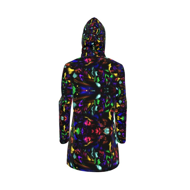 "Virgin Rainbow Opal" Women's Breathable Hooded Rain Jacket