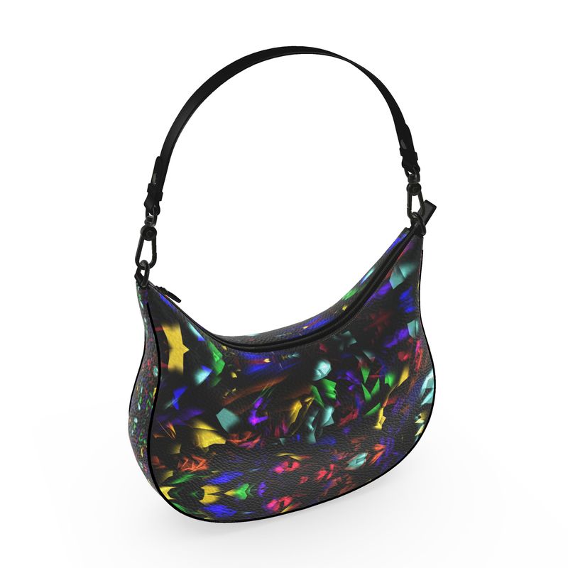 "Virgin Rainbow Opal" Custom Curve Hobo Bag