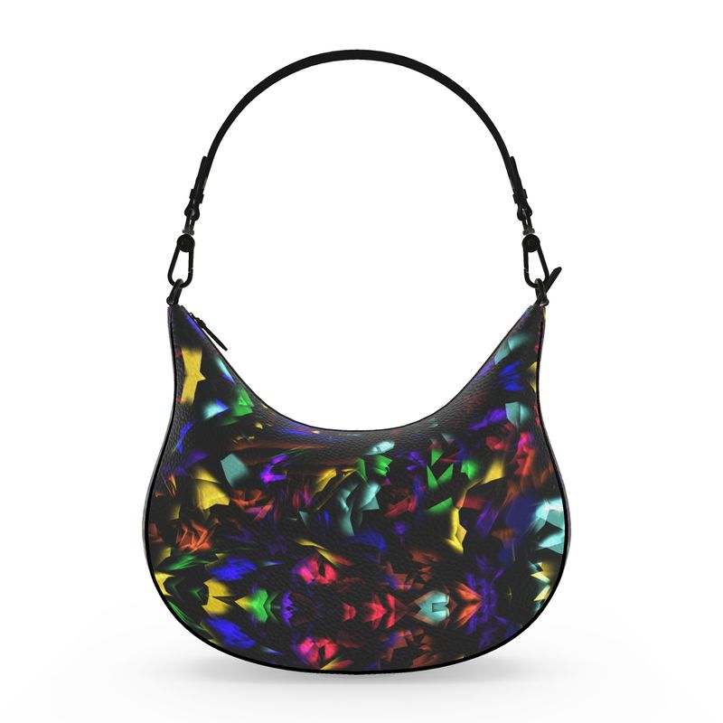 "Virgin Rainbow Opal" Custom Curve Hobo Bag