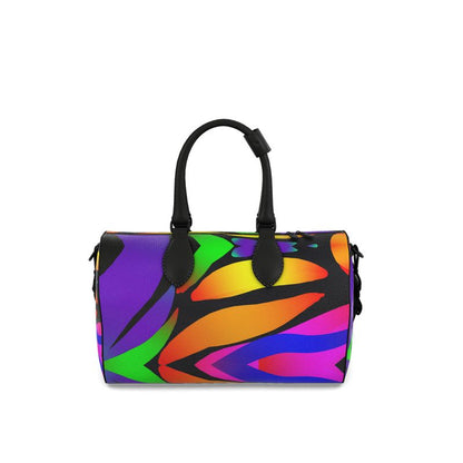 Small "Butterfly Rainbow" Nappa Leather Duffle Bag