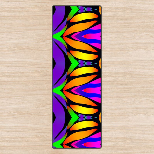 "Butterfly Rainbow" Yoga Mat