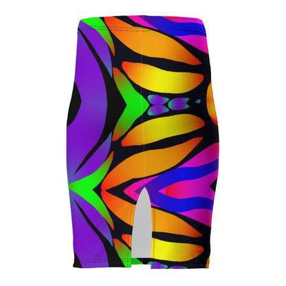 "Butterfly Rainbow" Custom Pencil Skirt