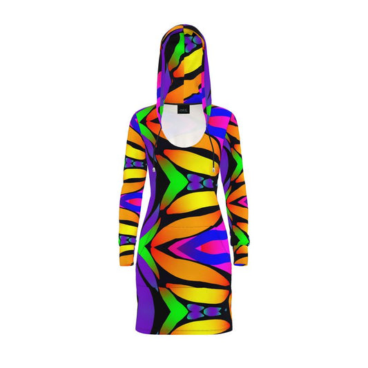 "Butterfly Rainbow" Hoody Dress